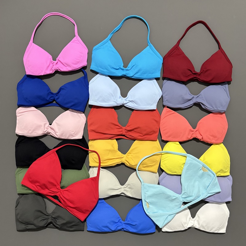 Pilates Yoga Wear - Reggiseno sportivo con spalline Intimo yoga