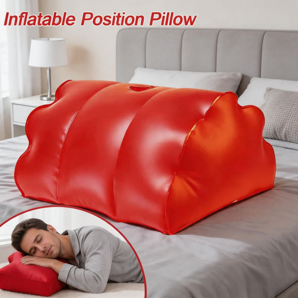 Bolster Cushion Round - Cuscino gonfiabile in pelle PU Cuscino
