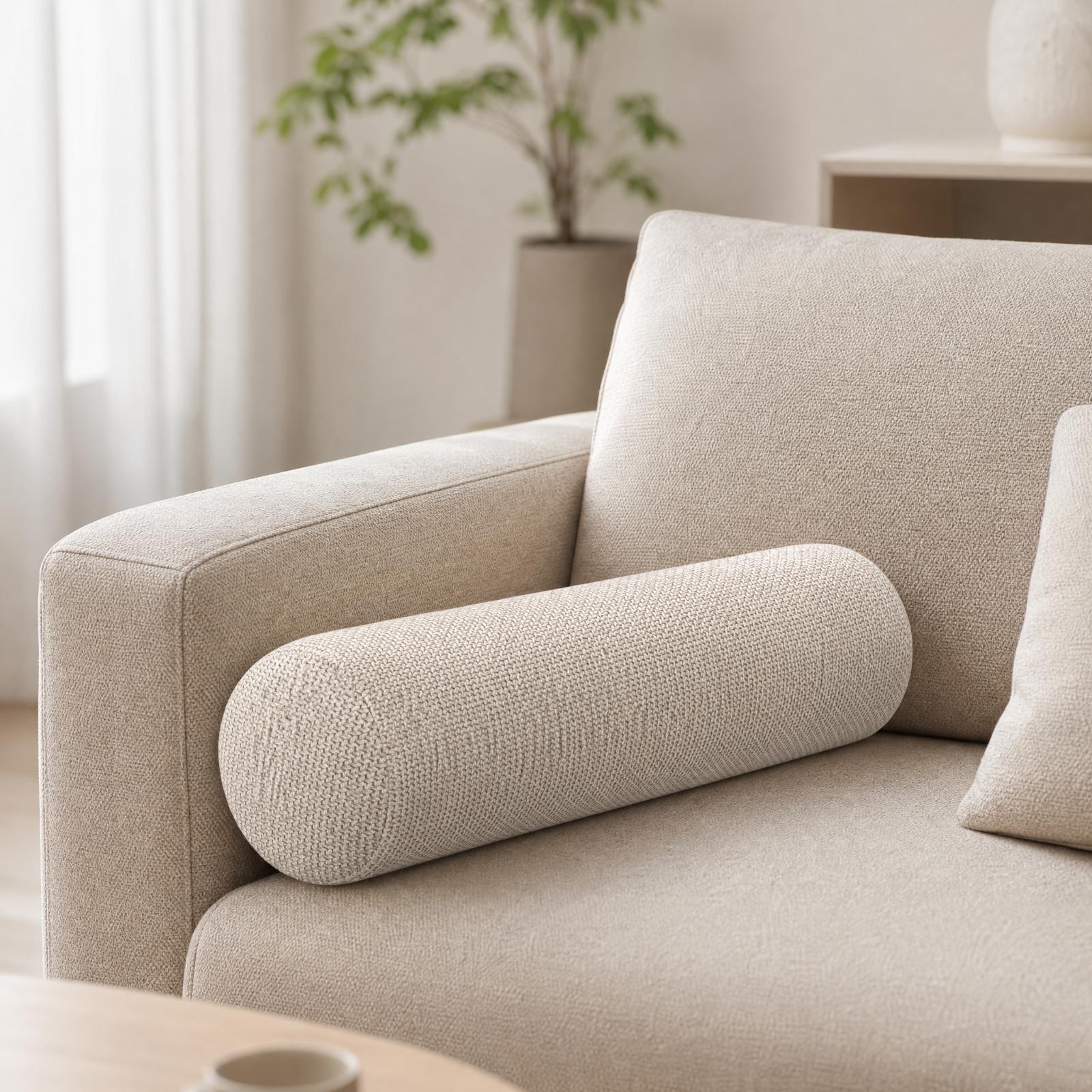 Bolster Cushion Round - Cuscino cilindrico in memory foam a
