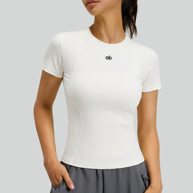 Pilates Yoga Wear - T-shirt Estiva da Yoga a Maniche