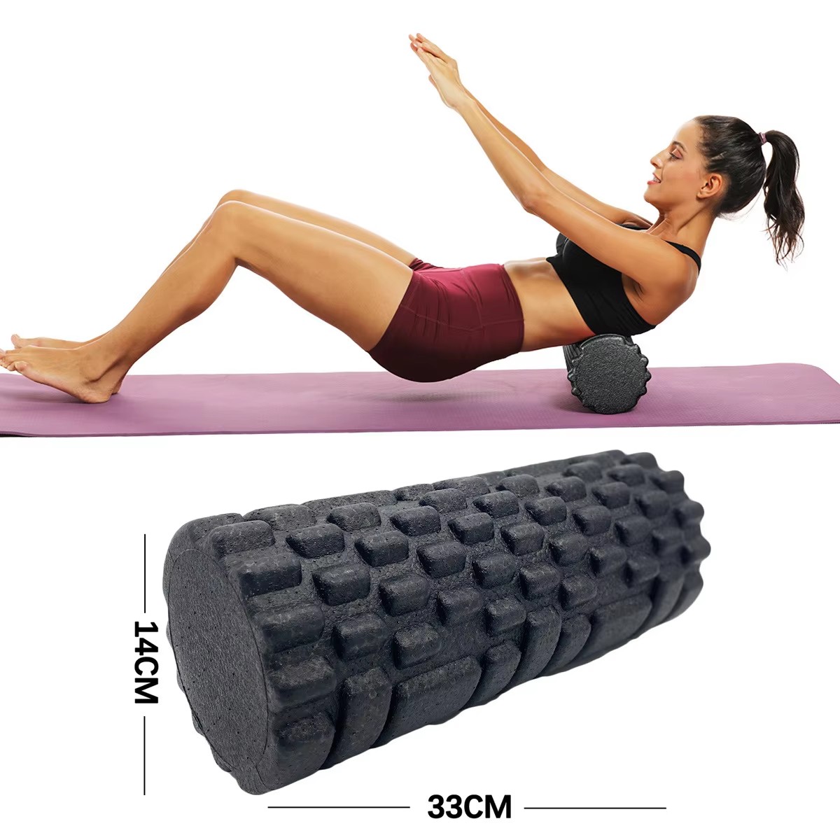 Pilates Yoga Home - 30/33 centimetri Fitness Rullo di Schiuma