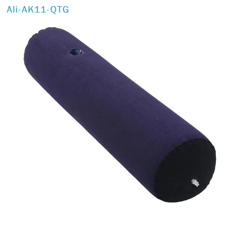 Bolster Cushion Round - Cuscino Gonfiabile Blu di Grandi Dimensioni,