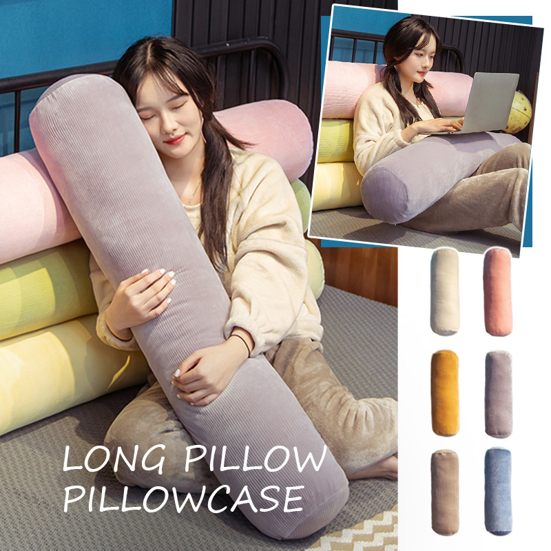 Bolster Cushion Round - Morbida Fodera per Cuscino Cilindrica Lunga