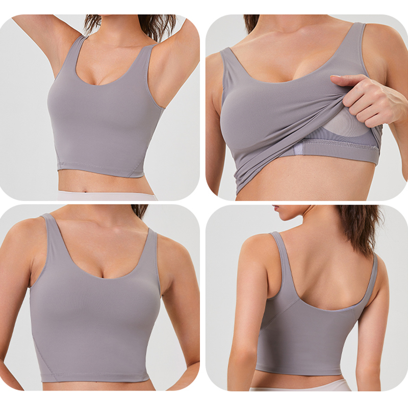Pilates Yoga Wear - Gilet da yoga da donna allenamento