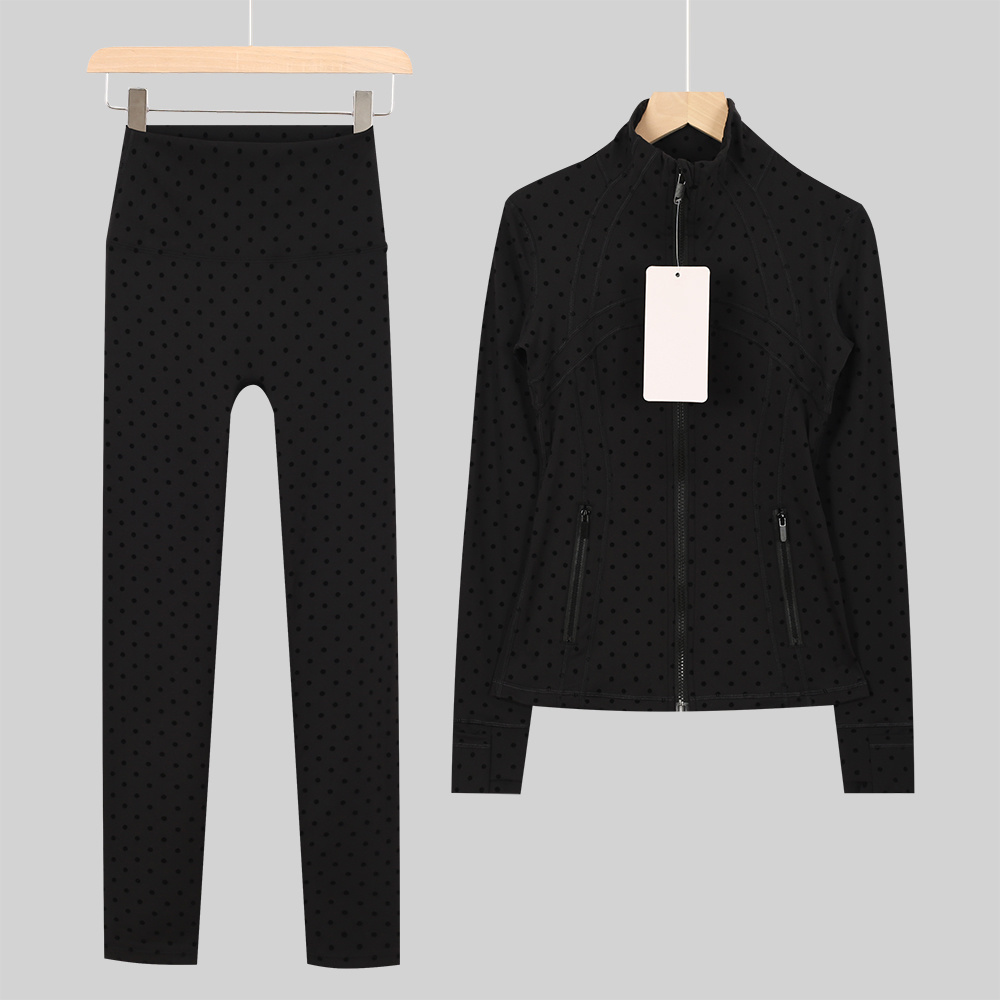 Pilates Yoga Wear - Set Giacca Sportiva da Yoga per