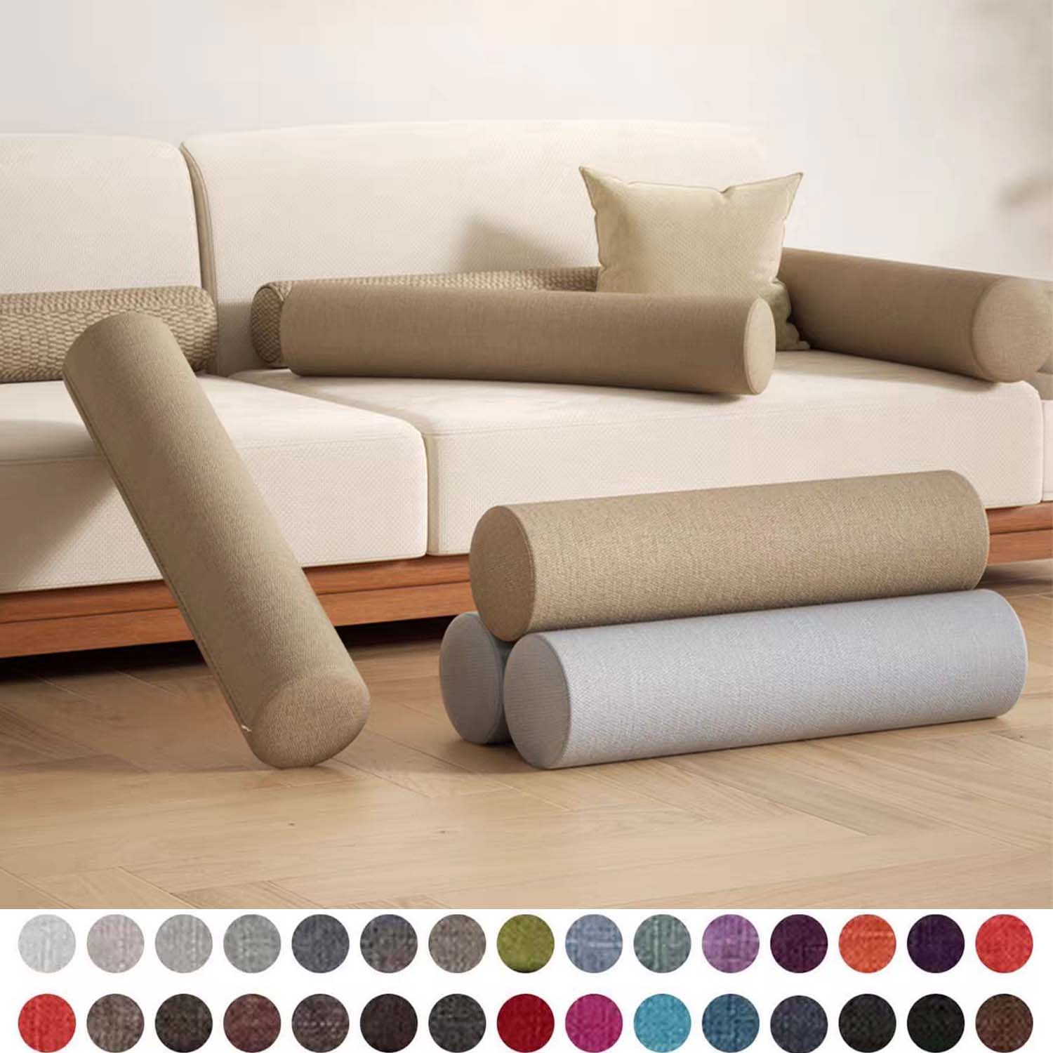 Cuscino in rotolo di schiuma p - Bolster Cushion Round recensione e prezzo