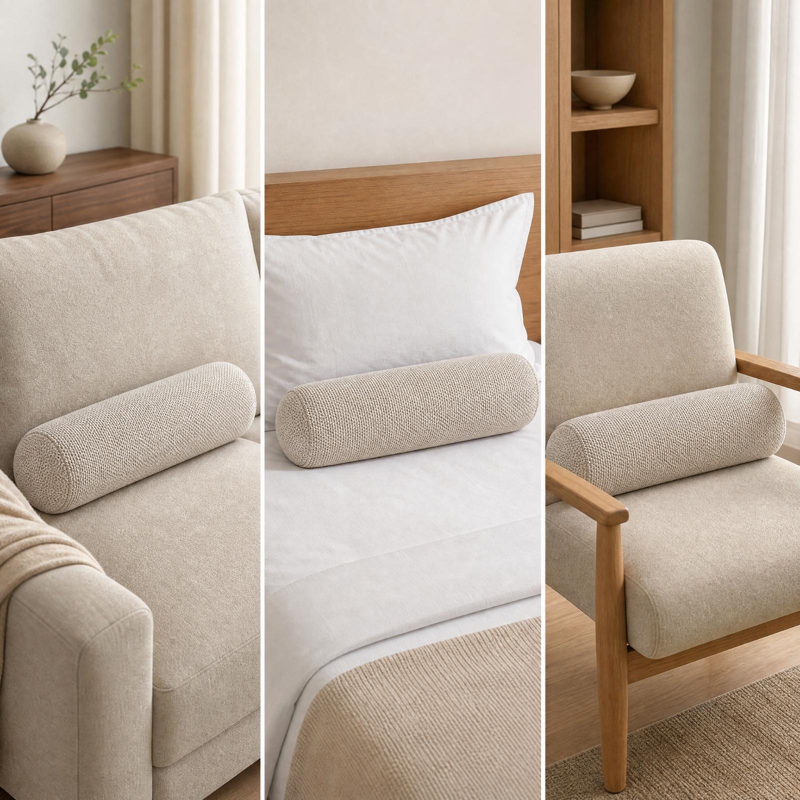 Cuscino cilindrico in memory f - Bolster Cushion Round recensione e prezzo