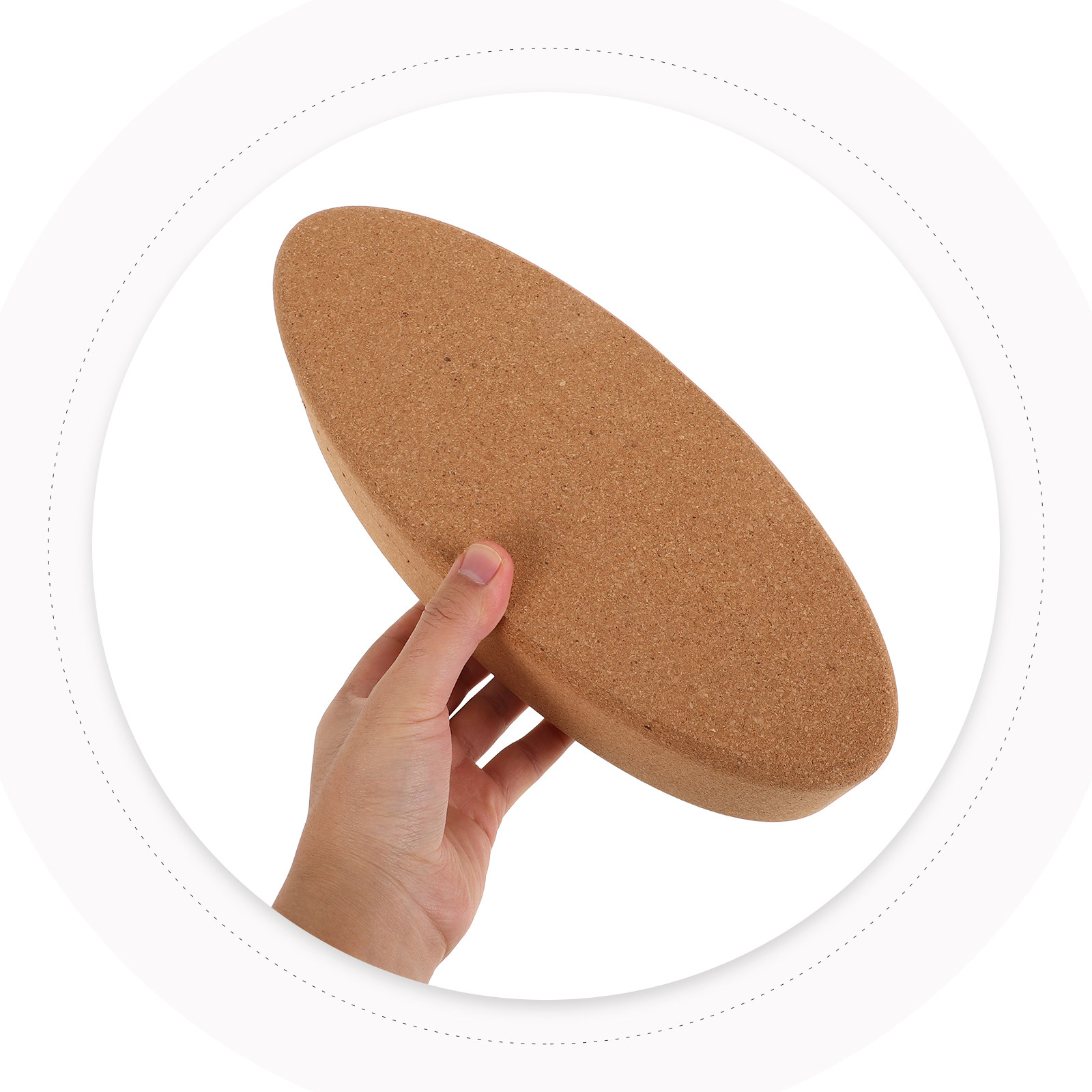 Blocco Yoga Ovale in Sughero,  - Yoga Block Cork recensione e prezzo